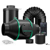 Mars Hydro iFresh 4 ventilators un oglekļa filtrs – komplekts ar ātruma regulēšanu