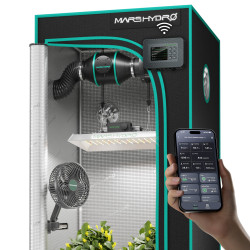 Pilns aprīkojuma komplekts audzēšanai Mars Hydro Grow set TS1000-CP SMART