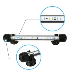 15 LED ūdensnecaurlaidīgs apgaismojums akvārijiem 29 cm