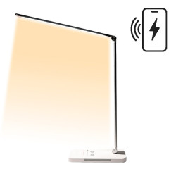 LED galda lampa bez zilās komponentes LuDream Focus Charge+ White