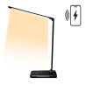 LED galda lampa bez zilās komponentes LuDream Focus Charge+ Black